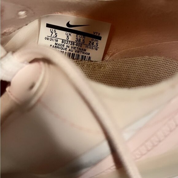 Nike react element 55 pale pink foam cushioning casual lightweight sneakers 7.5 - Picture 6 of 6